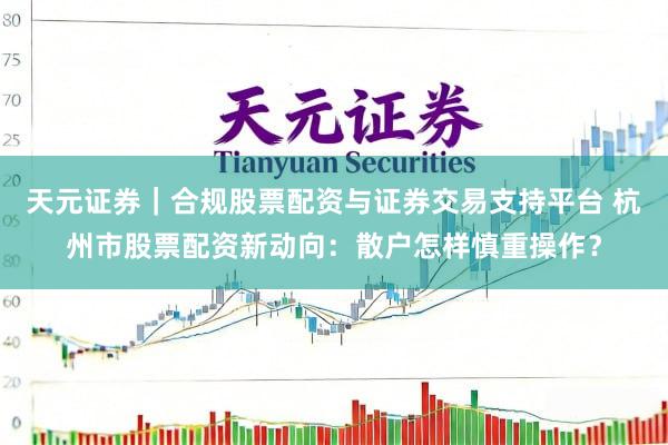 天元证券｜合规股票配资与证券交易支持平台 杭州市股票配资新动向：散户怎样慎重操作？