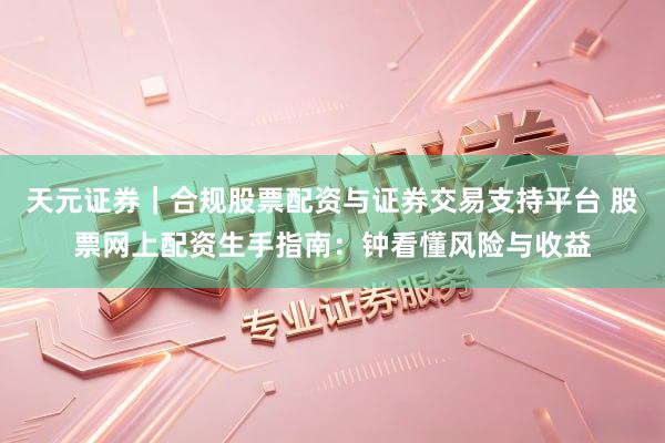 天元证券｜合规股票配资与证券交易支持平台 股票网上配资生手指南：钟看懂风险与收益